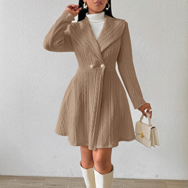 Damen Elegante und bequeme Strickjacke mit hoher Taille Drune