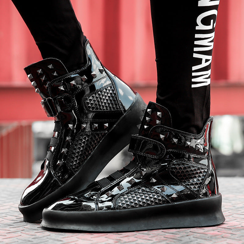 Damen High-Top Sneaker mit einzigartiger Netzstruktur und rutschfester Sohle Drune