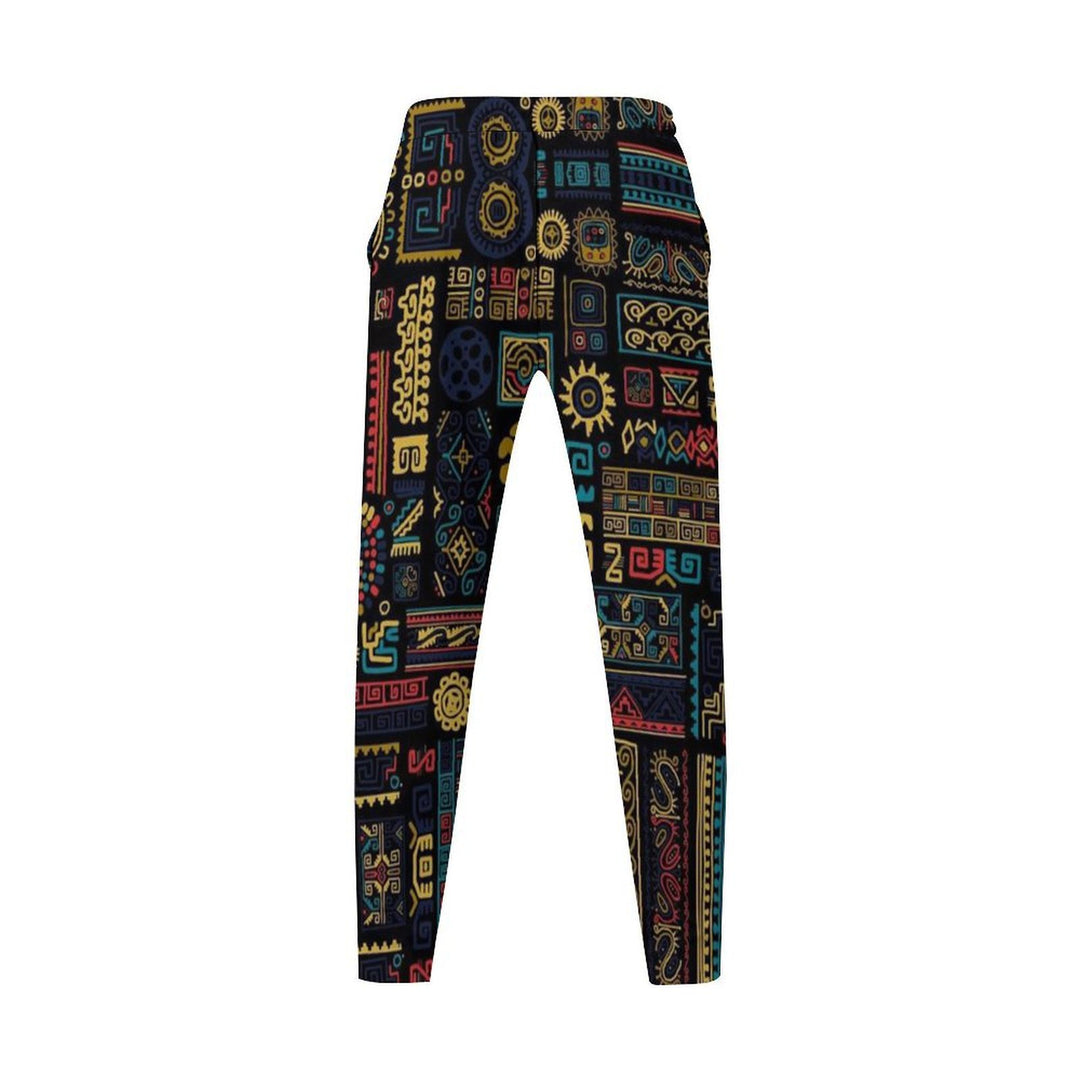 Damen Trendige Jogginghose mit bunten Mustern Drune