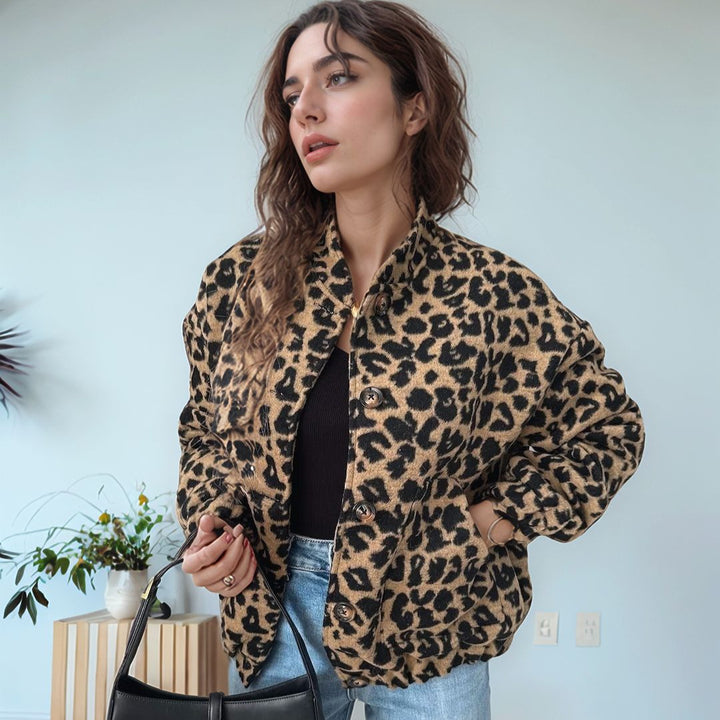 Damen Leo-Felljacke Drune