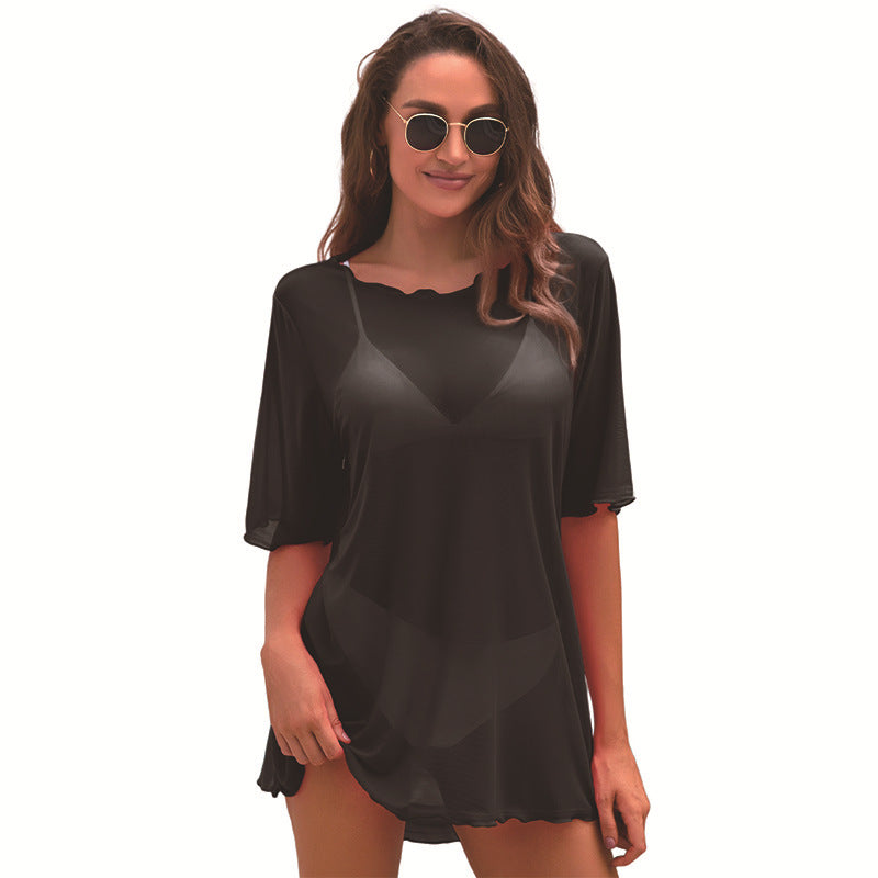 Damen Strandcoverup mit lässigem Schnitt Drune