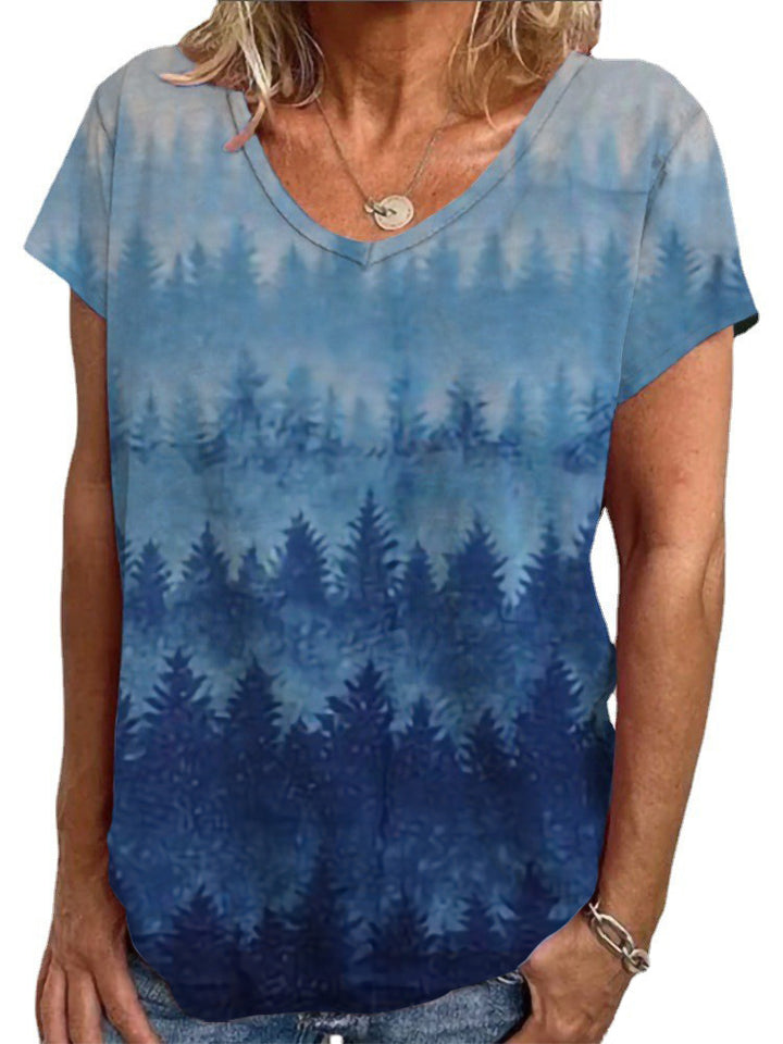 Damen T-Shirt mit einzigartigem Mandala-Design Drune