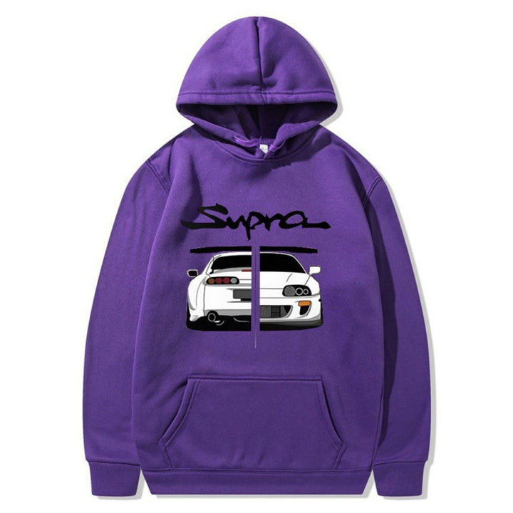 Damen Kapuzenpullover mit einzigartigem Design und bequemen Kängurutaschen Drune