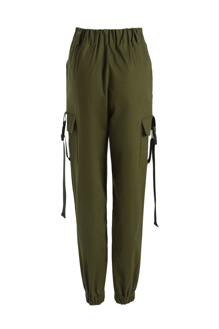 Damen Cargo-Hose mit elastischem Bund und praktischen Seitentaschen Drune
