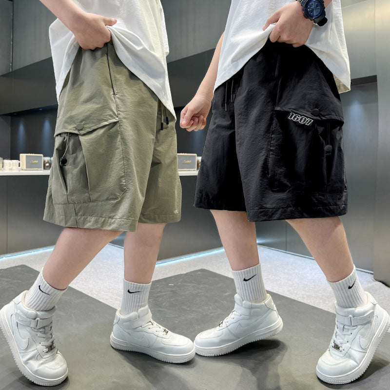 Herren Trendige Cargo-Shorts mit vielfältigen Taschen Drune