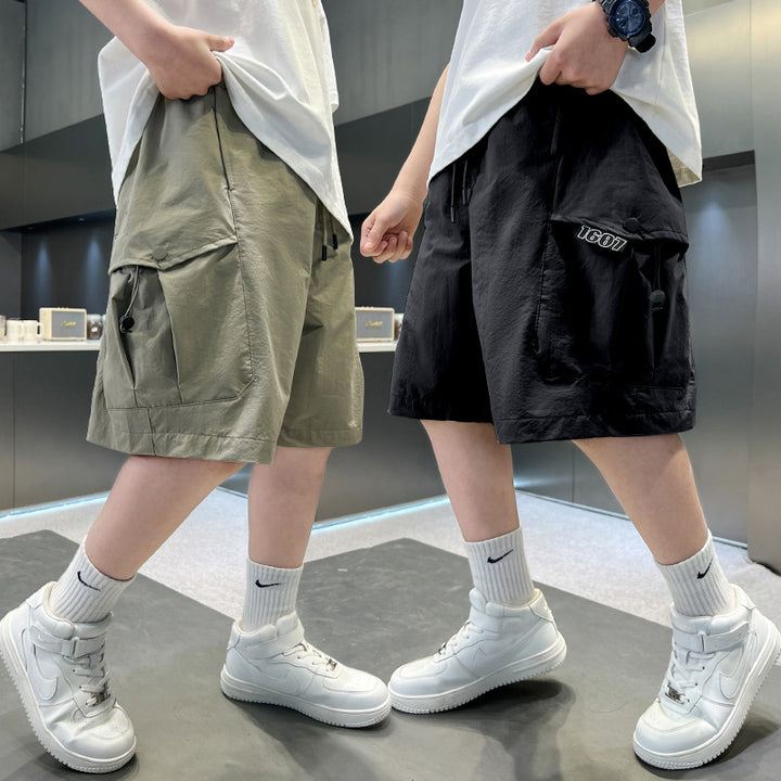 Herren Trendige Cargo-Shorts mit vielfältigen Taschen Drune