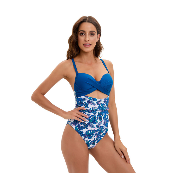 Damen Hochtaillierter Bikini mit modischem Twist-Design Drune