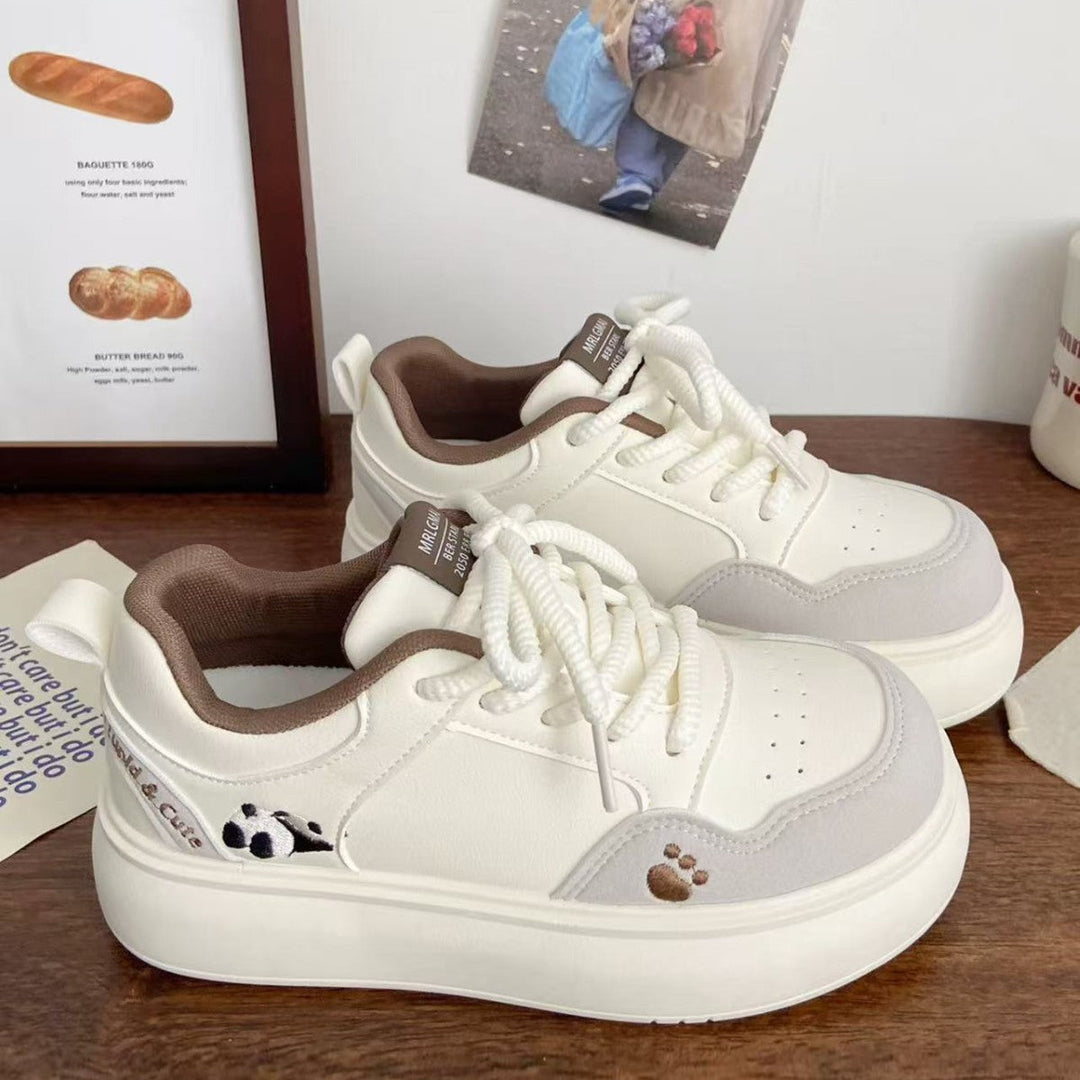 Damen Sneaker mit verspielten Tiermotiven und bequemer Dämpfung Drune