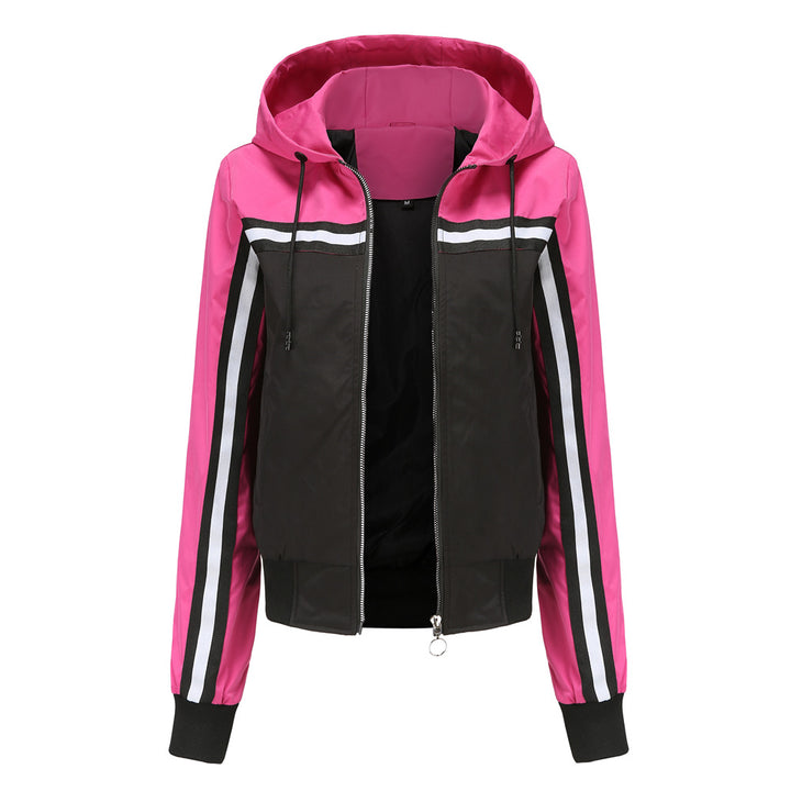 Damen sportliche Jacke mit modernen Streifenelementen Drune