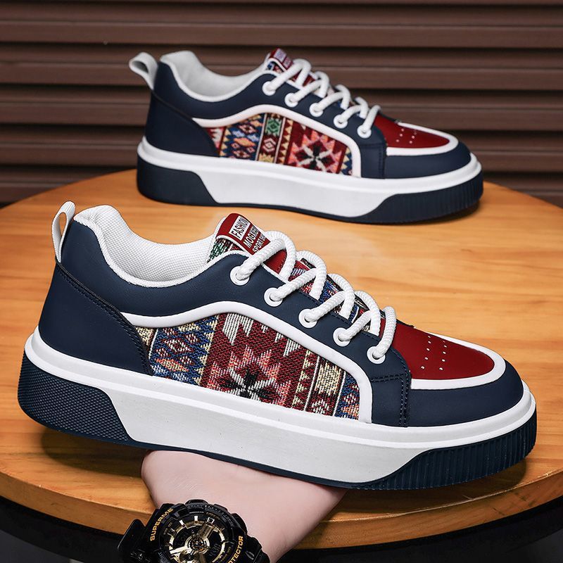 Damen Sneakers im Ethno-Style mit robustem Design für den Alltag Drune
