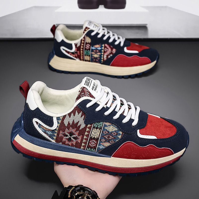 Damen Sportliche Sneakers mit attraktivem Ethno-Design Drune