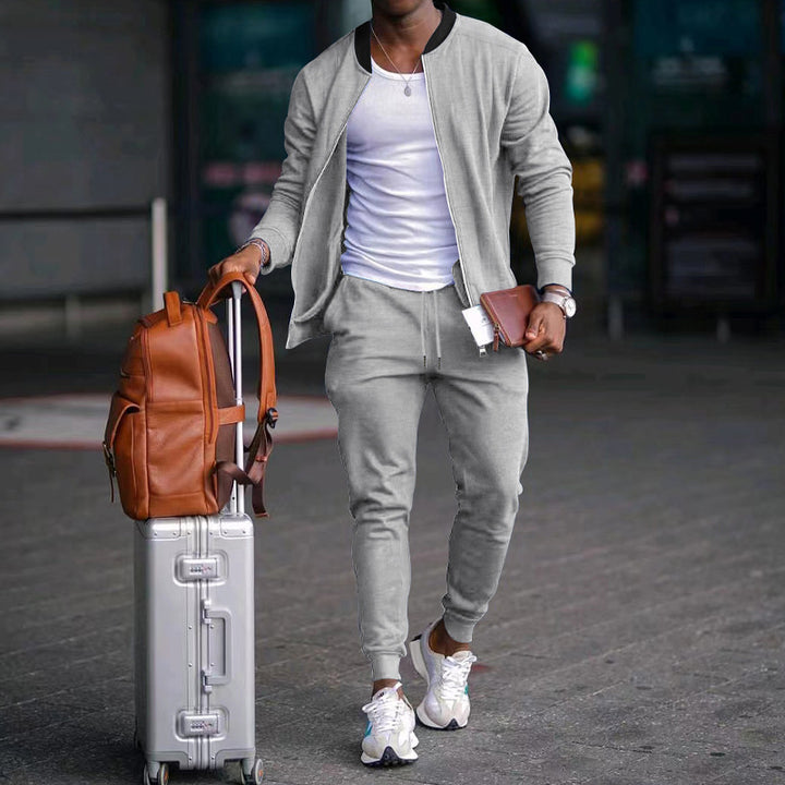 Herren stylische Sweatjacke und Jogginghose Drune