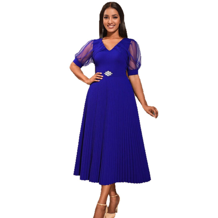 Damen Luftiges Midikleid mit raffinierten Chiffonärmeln Drune
