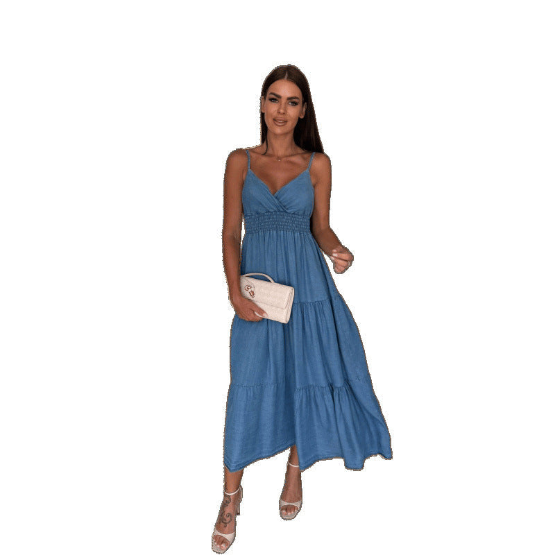 Damen Maxikleid Drune