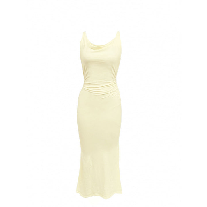 Damen Maxi-Kleid mit elegantem Neckholder und fließendem Schnitt Drune