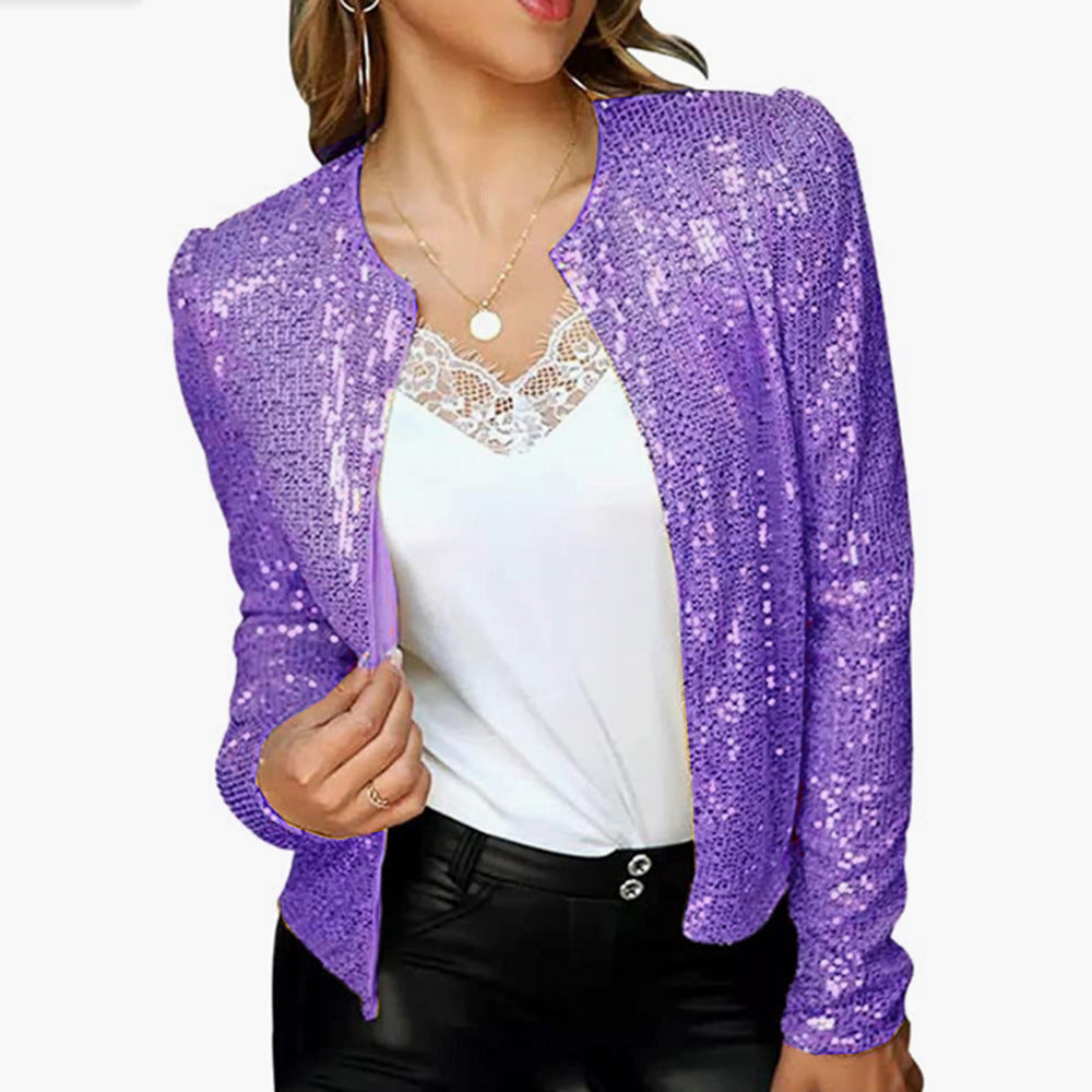 Drune | Elegante Paillettenjacke Für Damen
