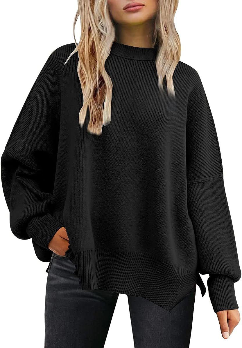 Damen lässiger Strickpullover Drune