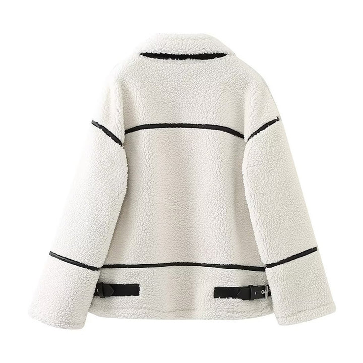 Damen Fleecejacke mit hohem Kragen Drune