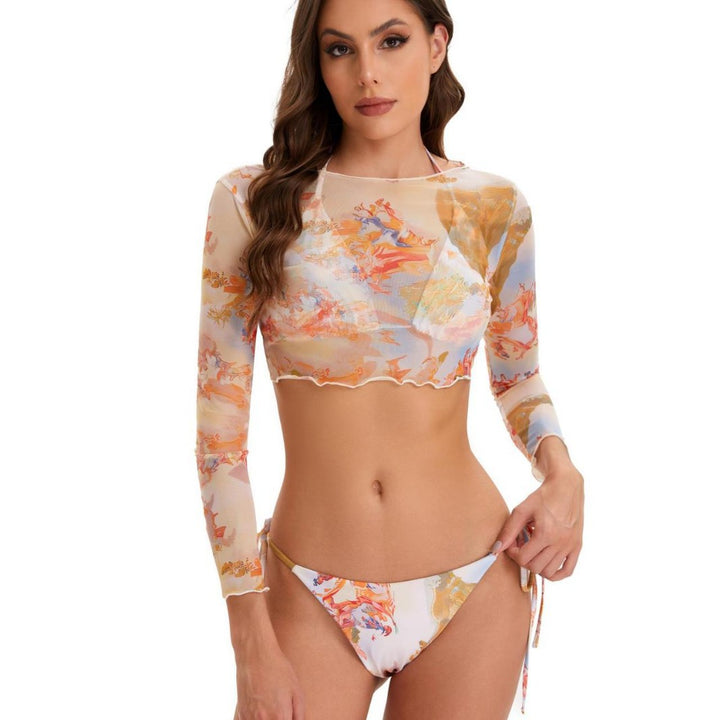 Damen Crop-Top Badeanzug Drune