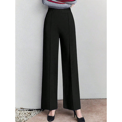 Damen elegante Culotte mit hohen Taillenschnitt und seitlichen Eingrifftaschen Drune