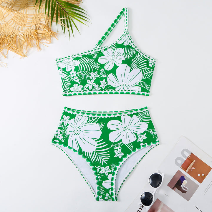 Damen Maxirock mit floralem Print und elastischem Bund Drune