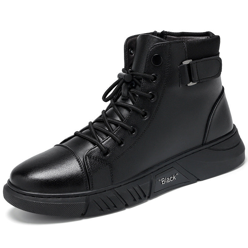 Damen hohe Sneaker Boots mit gepolsterter Innensohle und rutschfester Sohle Drune