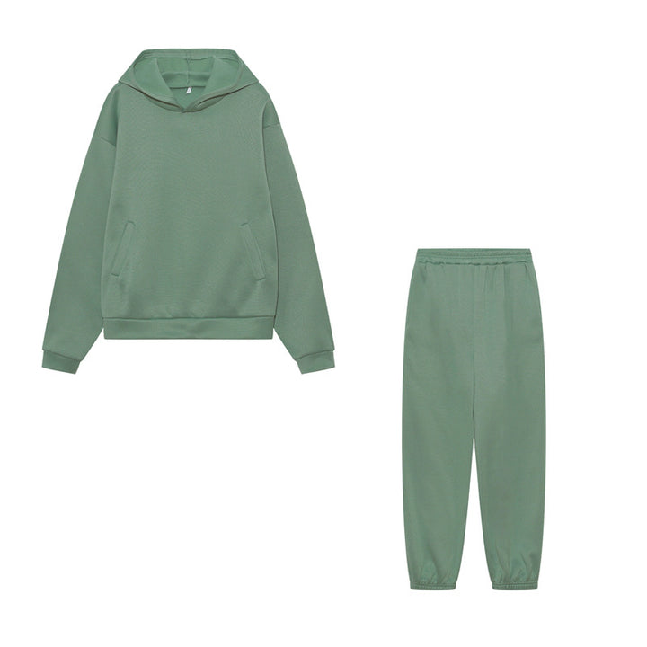 Damen Sportliches Hoodie und Jogginghose Set Drune