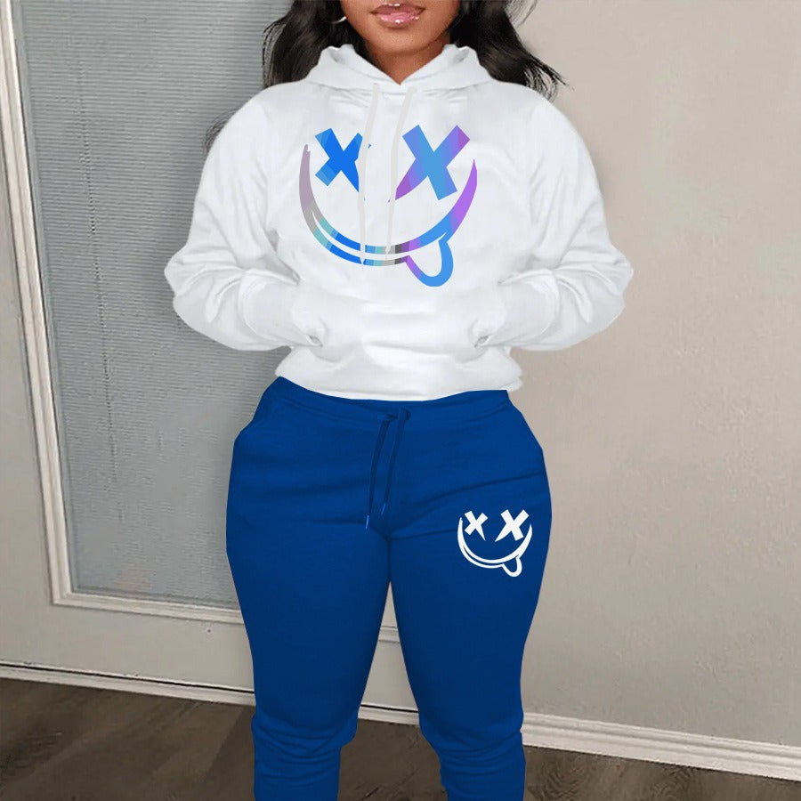 Damen Hoodie und Jogginghose Set mit einzigartigem Grafikdesign Drune
