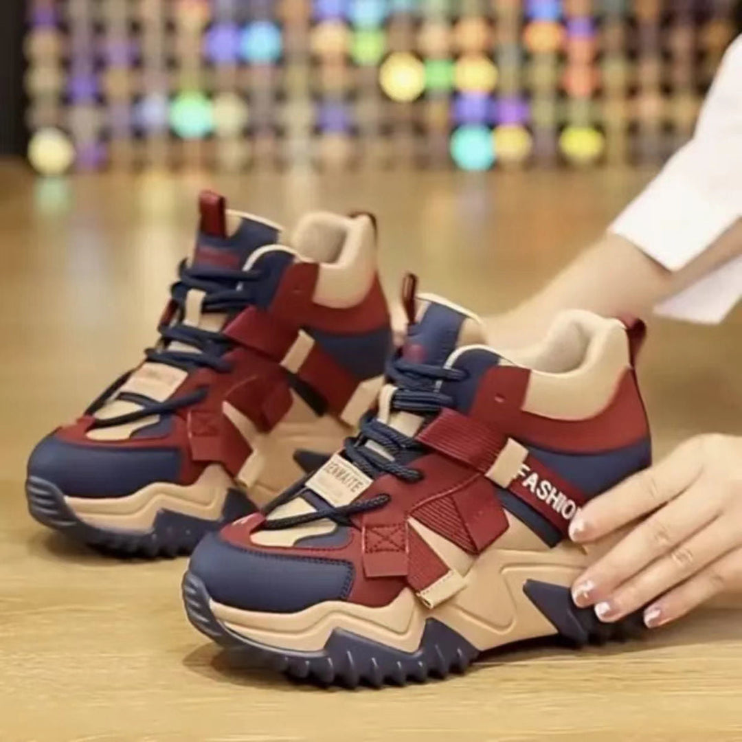 Damen trendige High-Top Sneakers Drune