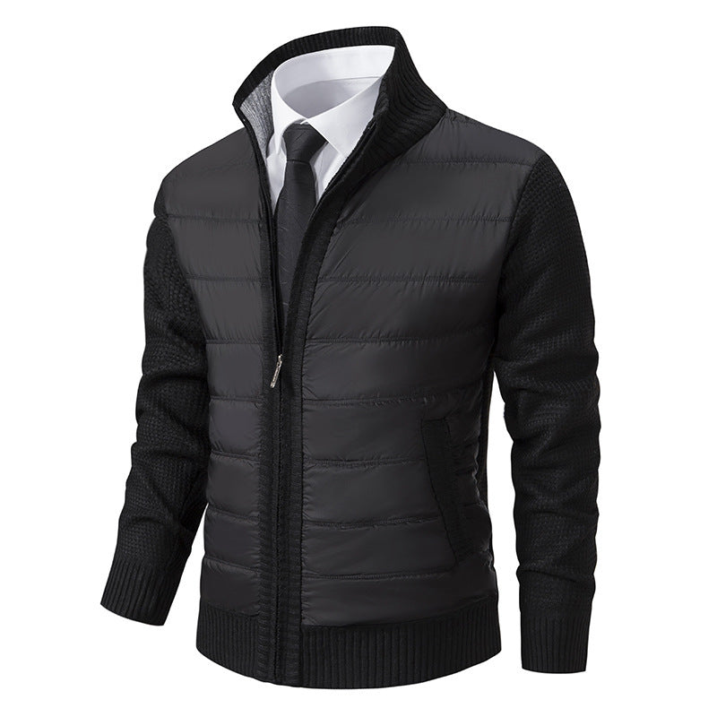 Herren sportive Kapuzenjacke mit strukturiertem Material und eleganten Details Drune