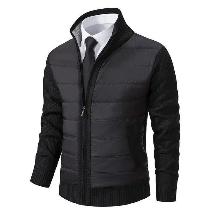 Herren sportive Kapuzenjacke mit strukturiertem Material und eleganten Details Drune