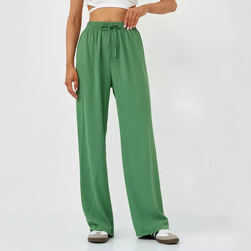 Damen Weite Relaxed-Fit Hose aus leichtem Jersey Drune