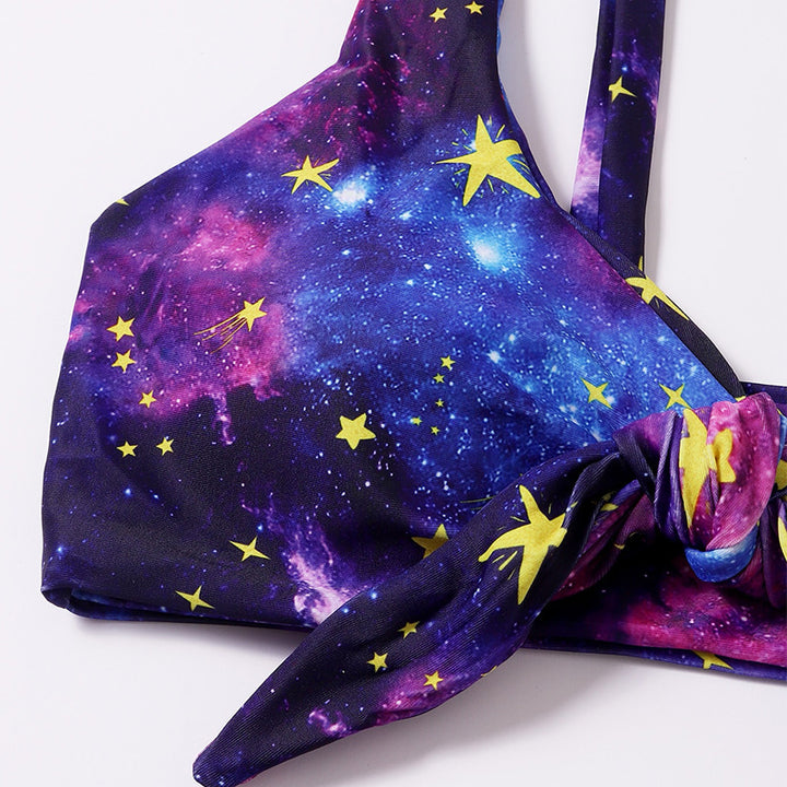 Damen Bikini-Set mit kreativem Galaxie-Design Drune