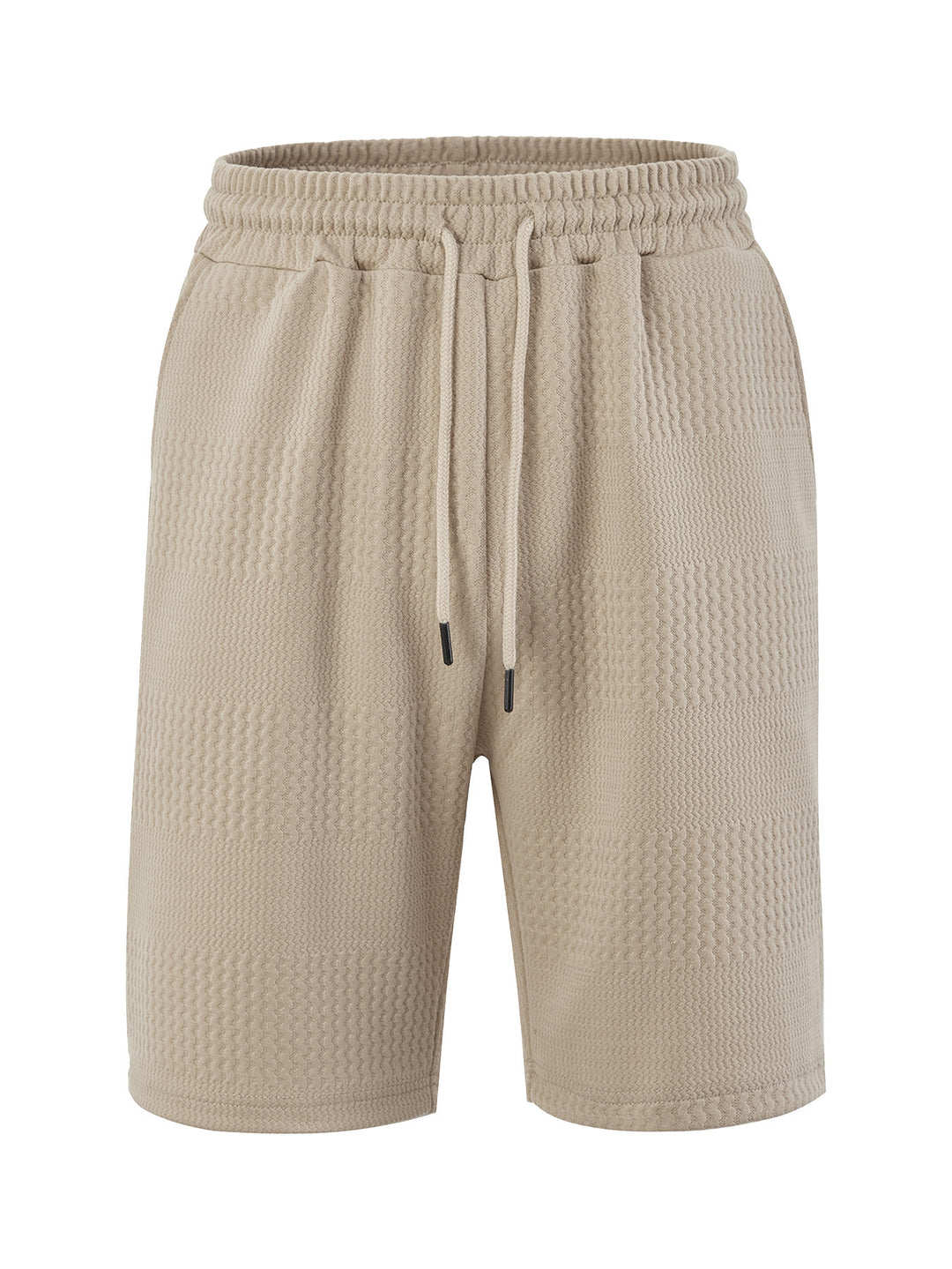 Herren Sportliche Kurze Hosen mit innovativer Textur und elastischem Bund Drune
