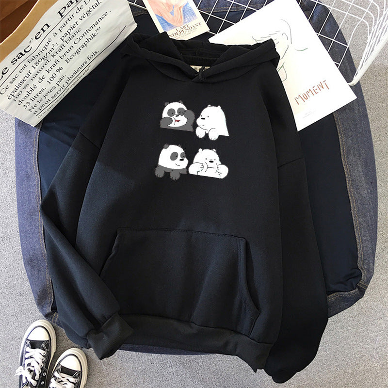 Damen Kuscheliger Kapuzenpullover Drune