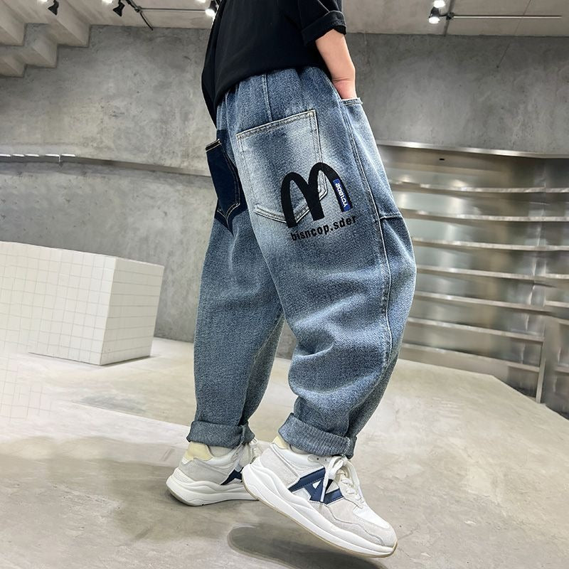 Damen lässige Jeans mit trendigen Details Drune