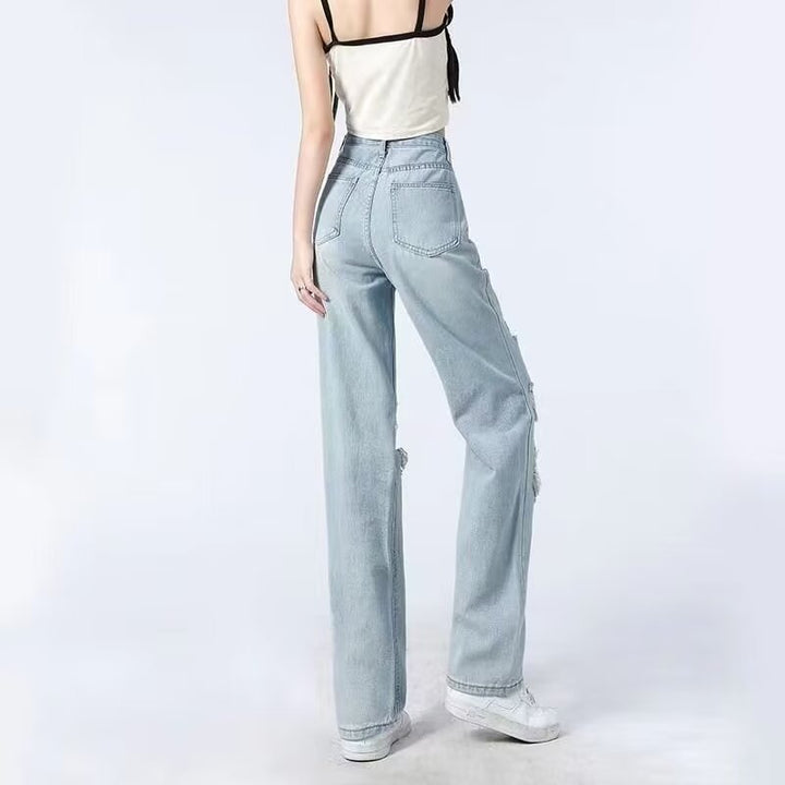 Drune Damenjeans mit zerrissenen