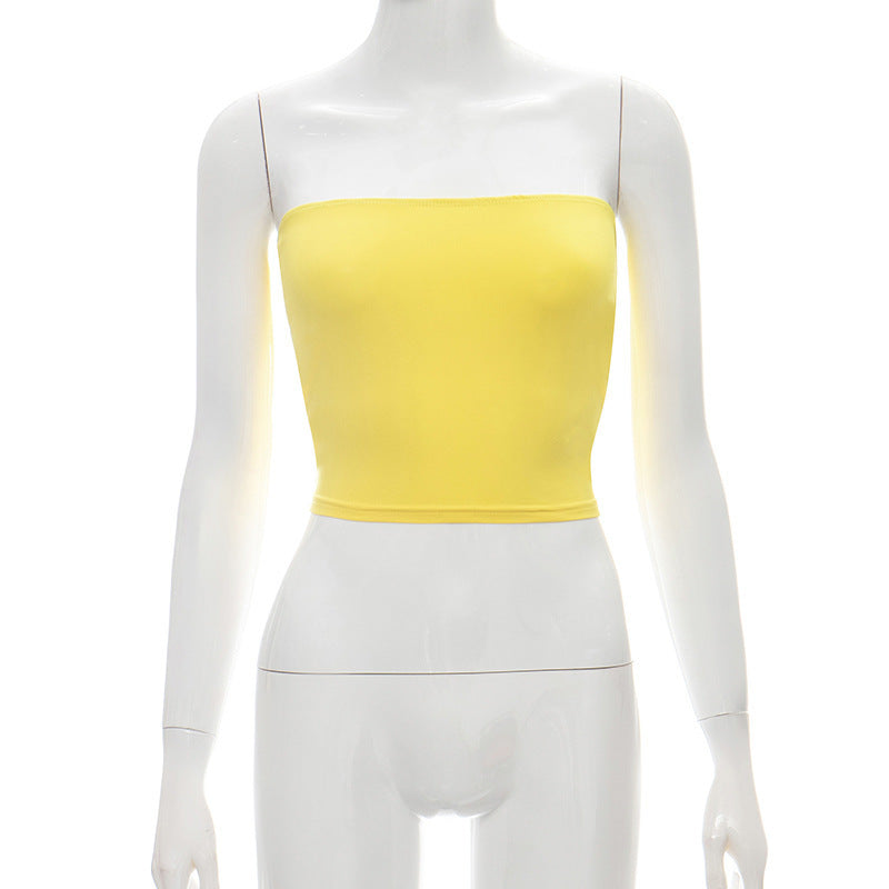 Damen Bandeau-Top aus elastischem Material mit figurformendem Schnitt Drune