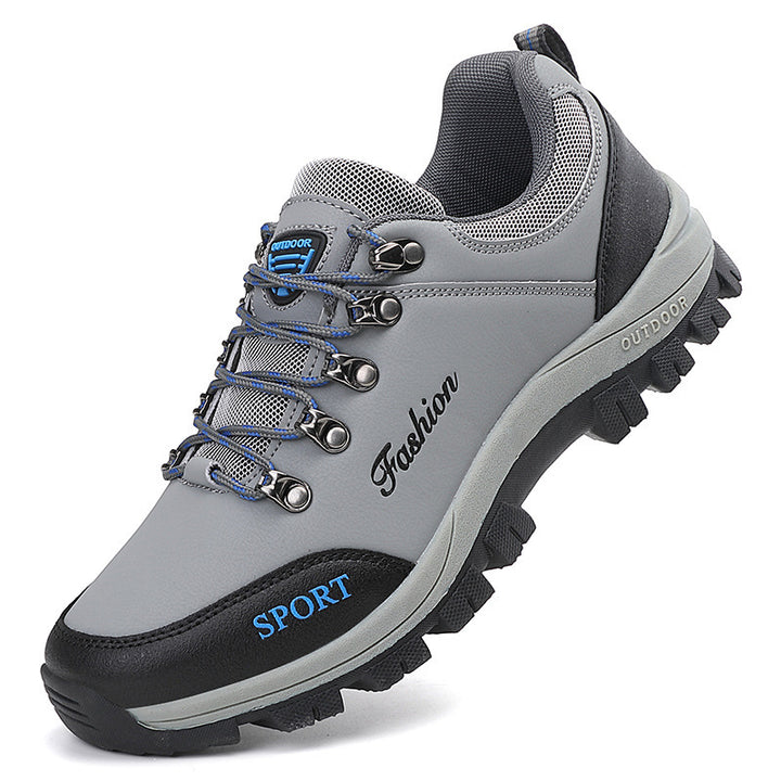 Herren nan robuste Trekkinghalbschuhe mit Metallösen, verstärkter Zehenkappe und griffiger Outdoor-Laufsohle Drune