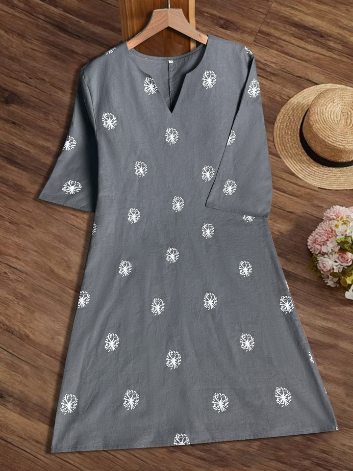 Damen luftiges Sommerkleid mit raffinierten Spitzenakzenten Drune