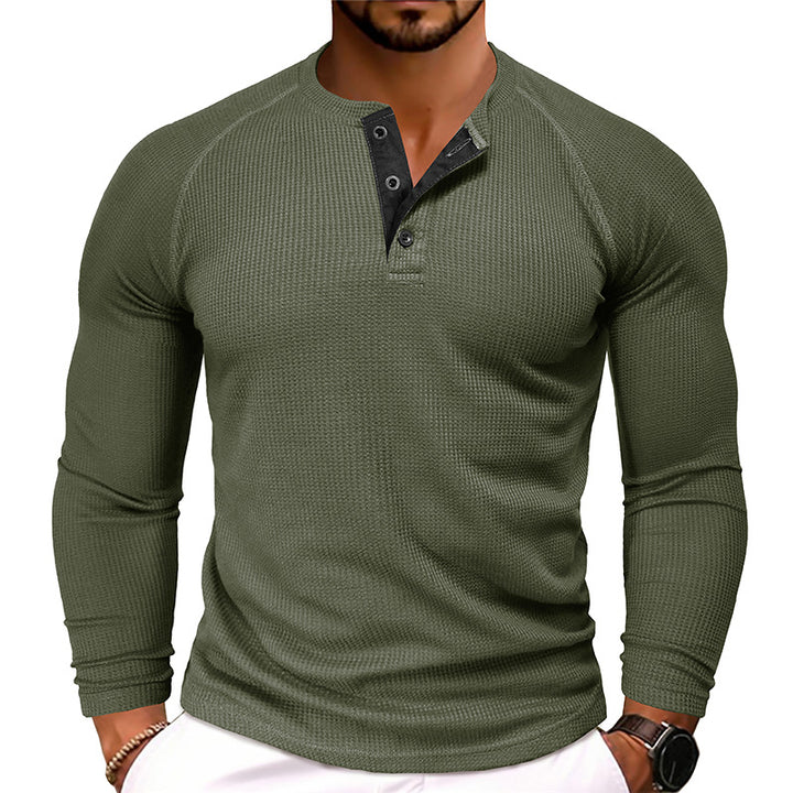 Herren Langarmhemd Drune