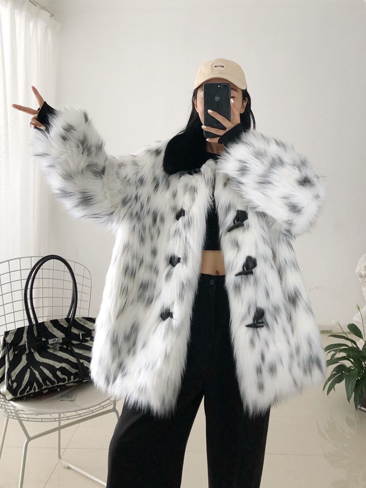 Drune | Kunstpelz-Mantel - Auffälliges Statement-Stück - Polyester-Mischung - Winter Straßenstil