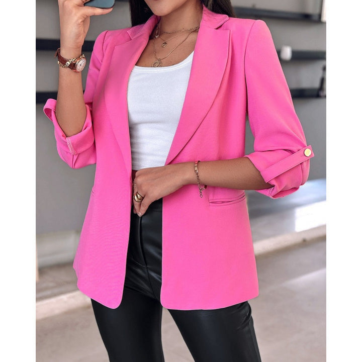 Damen elegante Blazerjacke mit modischem Schnitt Drune