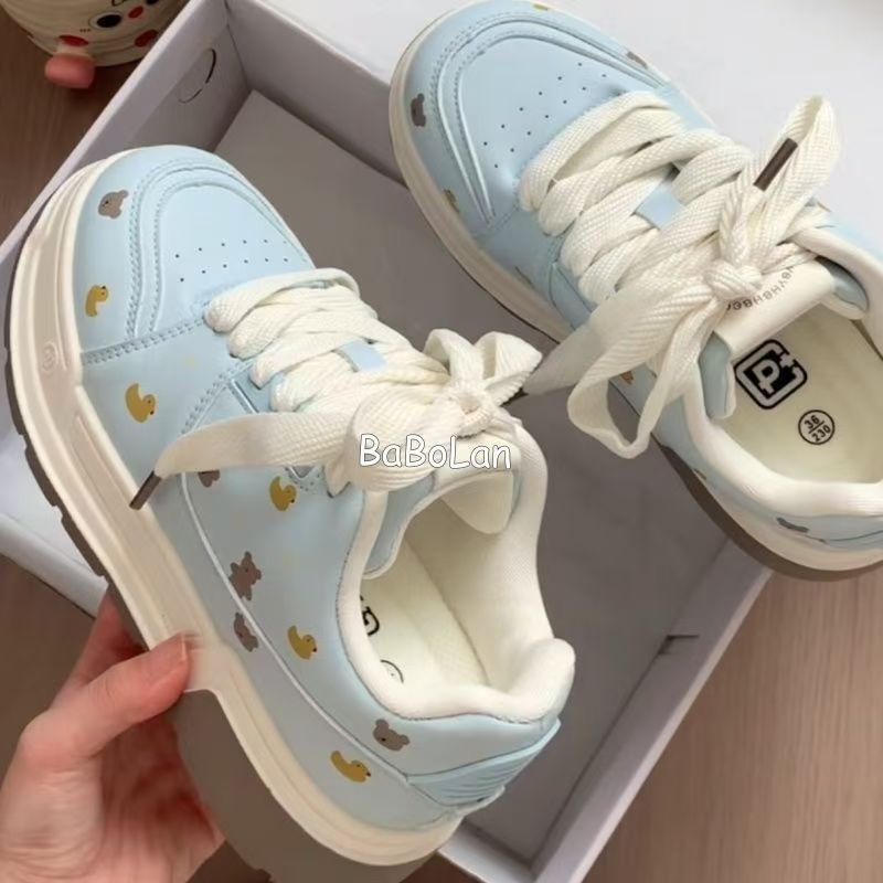 Damen Sneaker mit tierischen Motiven und bequemer Dämpfung Drune