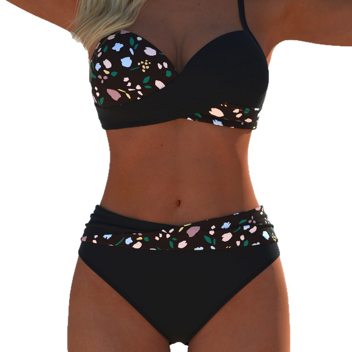 Damen Bikini-Set mit elegantem Balconette-Oberteil und hohem Taillenschnitt Drune