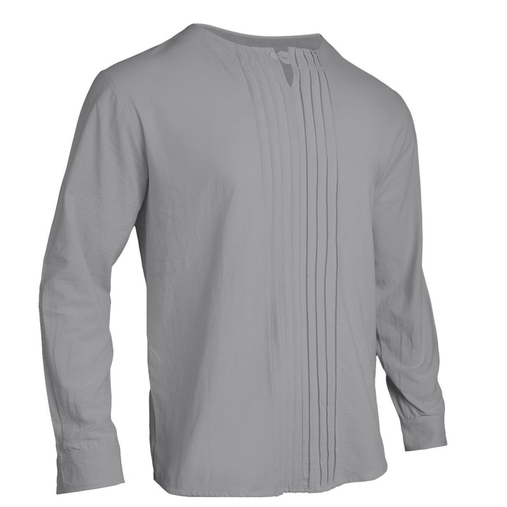 Herren Elegantes Langarmhemd mit strukturiertem Design Drune