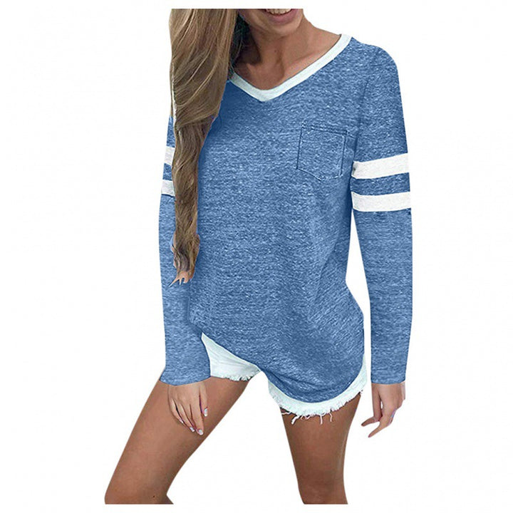 Damen Freizeitpullover mit stylischem Streifen-Design und lässigem Schnitt Drune