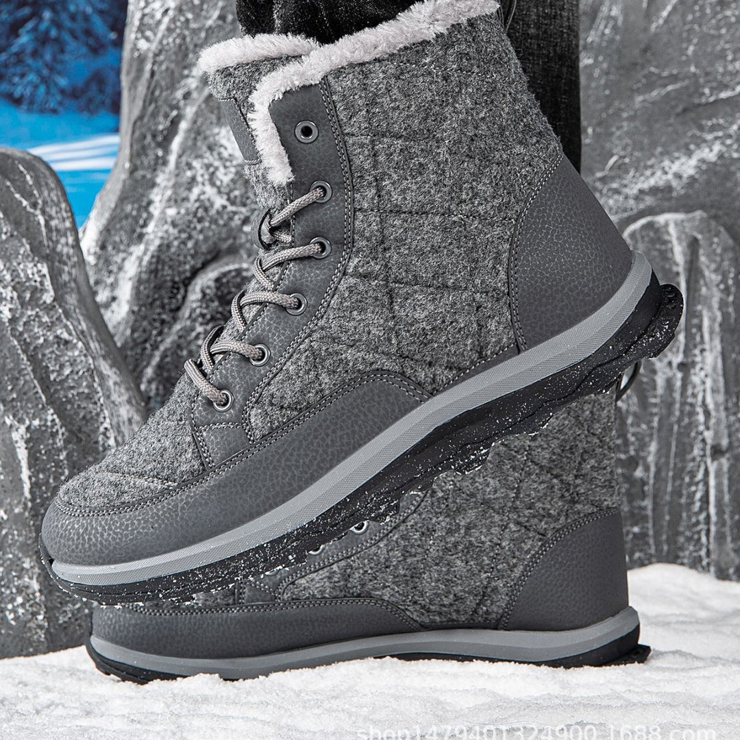 Damen Winterboots mit isolierendem Fleece-Futter und rutschfester Sohle Drune