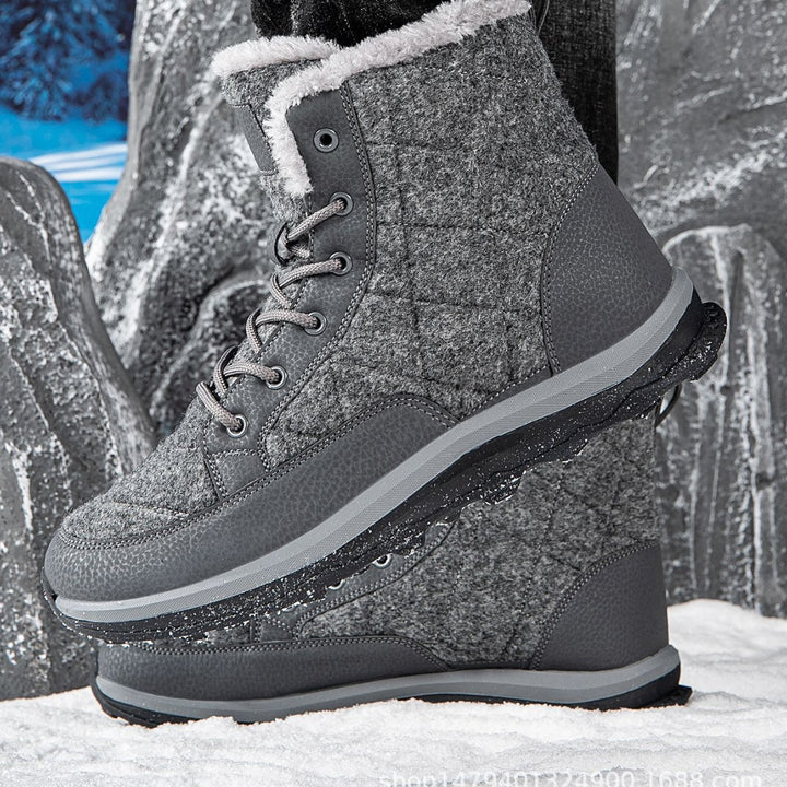Damen Winterboots mit isolierendem Fleece-Futter und rutschfester Sohle Drune