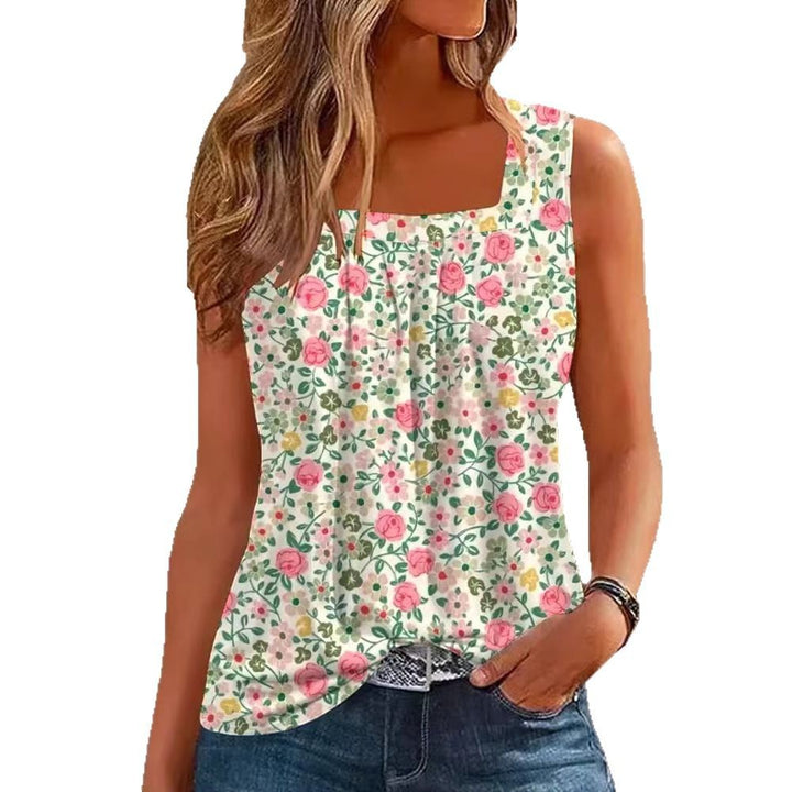 Damen Elegantes Blusentop mit Blumenmuster Drune